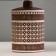 Challengeal lamp "Channel" E14 40W brown 17x17x27cm