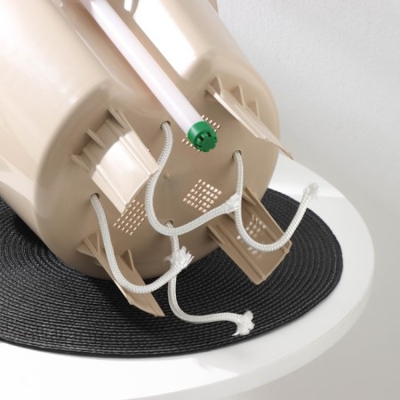 Kashpo with auto -watering "Comfort", 12 l (insert 6 l), white color (I insert mix)-5