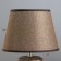 August table lamp E14 40W chocolate-gold 22x22x34 cm Risalux