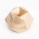 Figure candle "polygon", 5x5 cm, gold