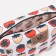 Cosmetic bag with lightning, white/multi -colored color