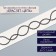 Tattoo on the body Black "Bracelet. Chain" 20x3 cm