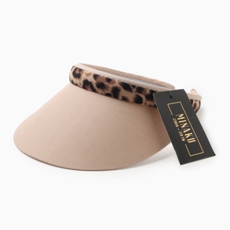 Feminine visor minaku "leopard" color Poil color, rr 56-58-4