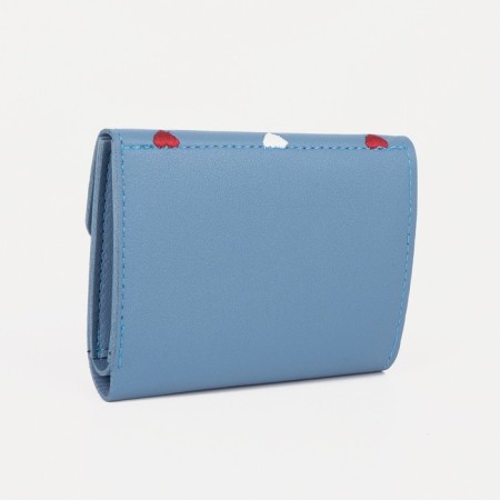 Wallet on the button, the color is blue-1