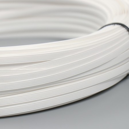 Artificial rattan 6 mm 100 m wave (white)-2