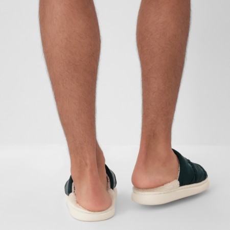 Male slippers, size 42-43, green color-4