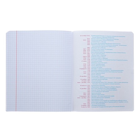 A notebook “Neon stories”, 48 sheets in a cage, “History”, cover coated cardboard, VD-LK, Neon, OFSET block-5