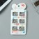Hair crab "Avanti" (set 6 pcs) heart, 2 cm, transparent