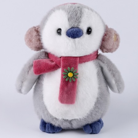 New Year's soft toy "Penguin", the color is light gray, for the New Year-1