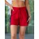 Women's shorts ise, size 48 cm, red color