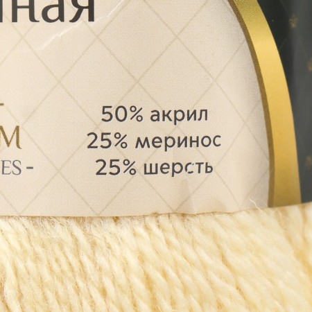 Yarn "air" 25%Merinos. wool, 25%wool, 50%acrylic 370m/100g (031 champagne)-3