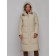 Coat insulated winter female, size 46, beige color