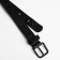 Children's belt, width 2.2 cm, eyelets, buckle metal, black color