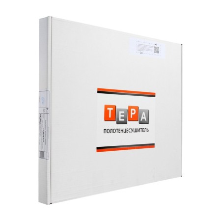 Room -heated towel electric Tera "Classic", 400x600 mm, 4 crossbars, black-9