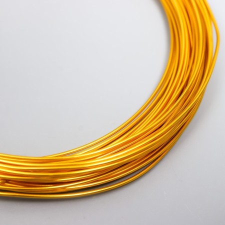 Wire for creativity d 1mm, gold rudder. 10 m-1