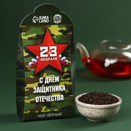 Black tea "Real Defender", 50 g.