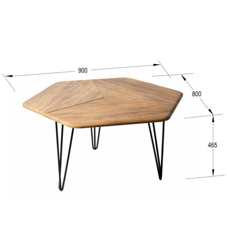 GOOD GOOD "OLEDDEM", 900 × 800 × 460 mm, American oak color-2