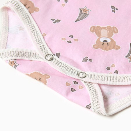 Body Bloom Baby Bear with Cor. Sleeve, p. 74 cm, pink-3