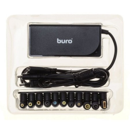 Buro BUM-0220B65 power adapter, automatic, 65W, 12V-20V 11-pereb., 3.25a 1xusb, 2.4a-2