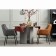 Allar chair, 580 × 520 × 850 mm, eco -leather, matting, color gray color