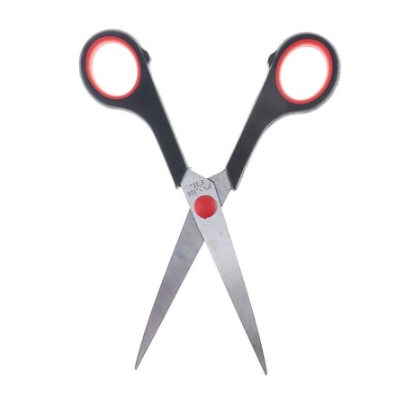 Chancellery scissors 17 cm, plastic handles, in a cardboard box-2