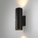 Architectural backlight Elektrostandard, Liberty Led 10 W, 130x90x252 mm, IP54, black color