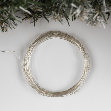 Garland "thread" 5 m dew, ip20, silver thread, 50 LED, glow of multi (RGB), overflow, AAH3-1