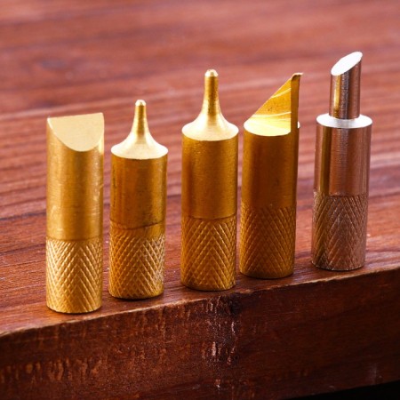 DV-02 burning device, set: 5 interchangeable nozzles + stand-4