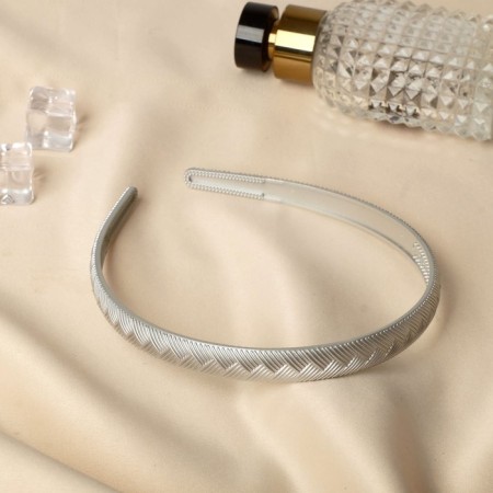 Hair cap "Felicia" braid, 1.1 cm, silver gold