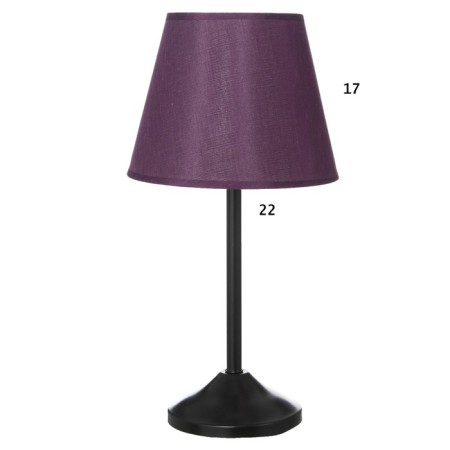 Eleanor desktop lamp 1x15W E27 black/purple 22x22x42cm Risalux-6