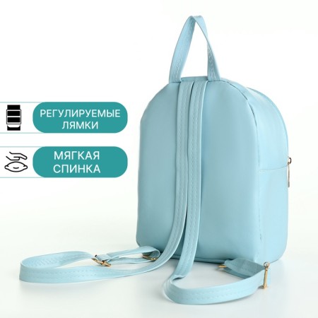 Baby backpack on lightning, blue color-1
