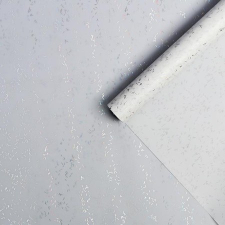 Flower film "Star Night", 58 cm x 5 m white-1
