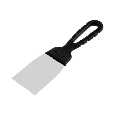 Facade scrap spatula, 60 mm, stainless steel, plastic handle