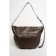 Sobo bag female, genuine leather, ludor brown, 40x1x35 cm