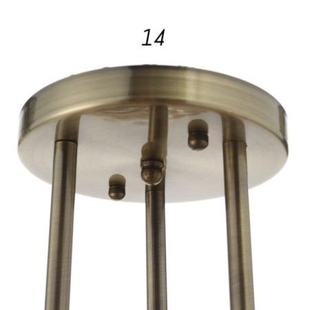 Steel Stewsvelight Nicole 3x60W E27, bronze 53x53x28 cm-4