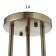 Steel Stewsvelight Nicole 3x60W E27, bronze 53x53x28 cm
