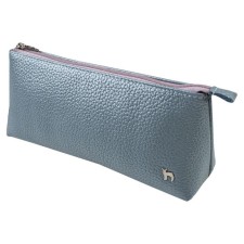 Cosmetic bag with lightning, blue color