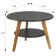 Commerce table Beautystyle 17, 730x730x510, Gray Concrete/Book