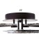 Causteen with PDU 1827/4CF LED 80W 3000-6000k Dimmer Coffee 54x41x10 cm Bayerlux