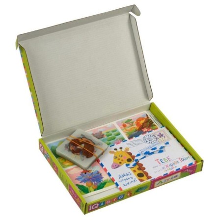 Plastic lotto "Who is hiding where? Find the animal "-2