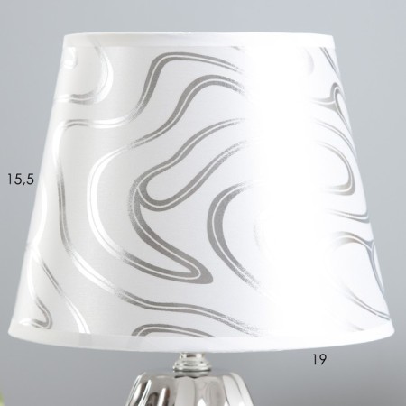 Riana desktop E14 40W silver white 20x20x33cm Risalux-2