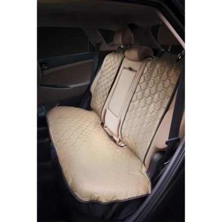 Kittle Press "Alcantara", the rear, eco-leather with perforation, beige, ACS-SB-03