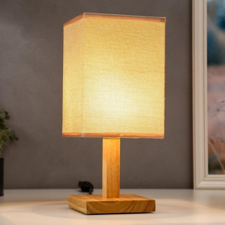 Table lamp 16226/1BG E27 40W light wood-beige 14x14x32.5 cm Risalux-1
