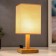 Table lamp 16226/1BG E27 40W light wood-beige 14x14x32.5 cm Risalux