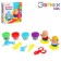 Set for playing with plasticine "Funny hairstyles", 4 jars of plasticine