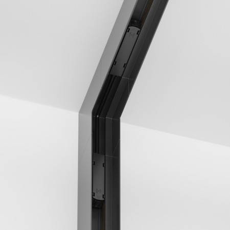 The internal corner connector for the Technical TRX010ICL-21B, 10x3.8x10 cm, black color is black-2