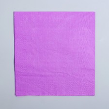 Paper napkins, plain, 25x25 cm, set 20 pcs., Purple color