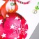 Sticker Plastic Interior Color "Fox on New Year's Ball" 30x45 cm