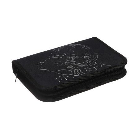 Penal 1 section 130 x 190 x 30 mm, with a folding bar, PCT 07-22-19 "Anime with a bear" laminated cardboard, a drawing with a metallic effect-1