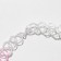 Choker "Heart" is soft, the color is pink-salad, 40 cm